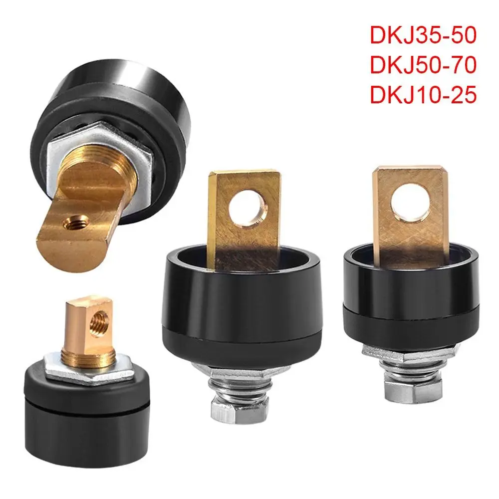 1Pcs Quick Connector Tool Fast Connector Socket Single Plate Front/Rear Panel Welding Machine Rear Plate European DKJ10-25 35-50