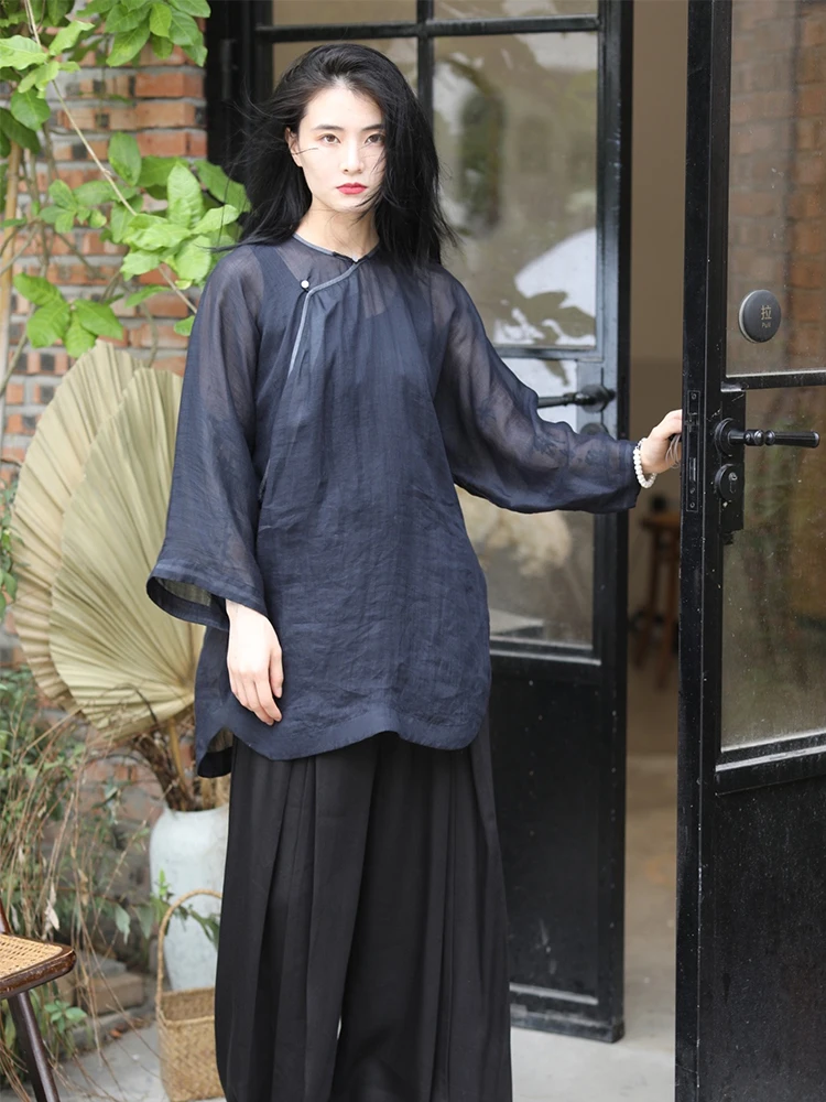 

Ninth Cloud Yangzhou Slow Original Design Hemp Heroine Svel Retro Republic of China Improved ort