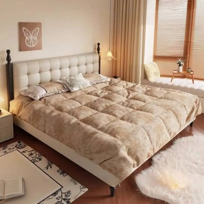 

Soft Designs Double Bed Decoration Australia King Size Adults Double Bed Japanese Luxury Modern Cama Box Casal Furniture