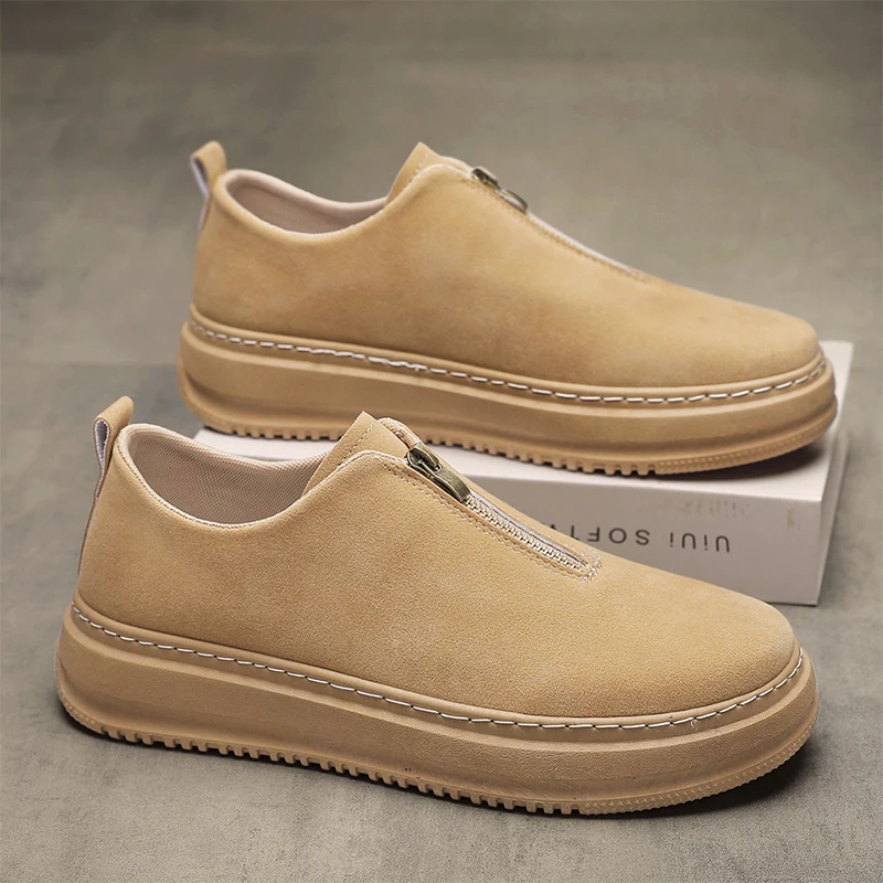 

2025 новые модные дышащие низкие удобные повседневные спортивные туфли на толстой подошве, модные мужские туфли большого размера