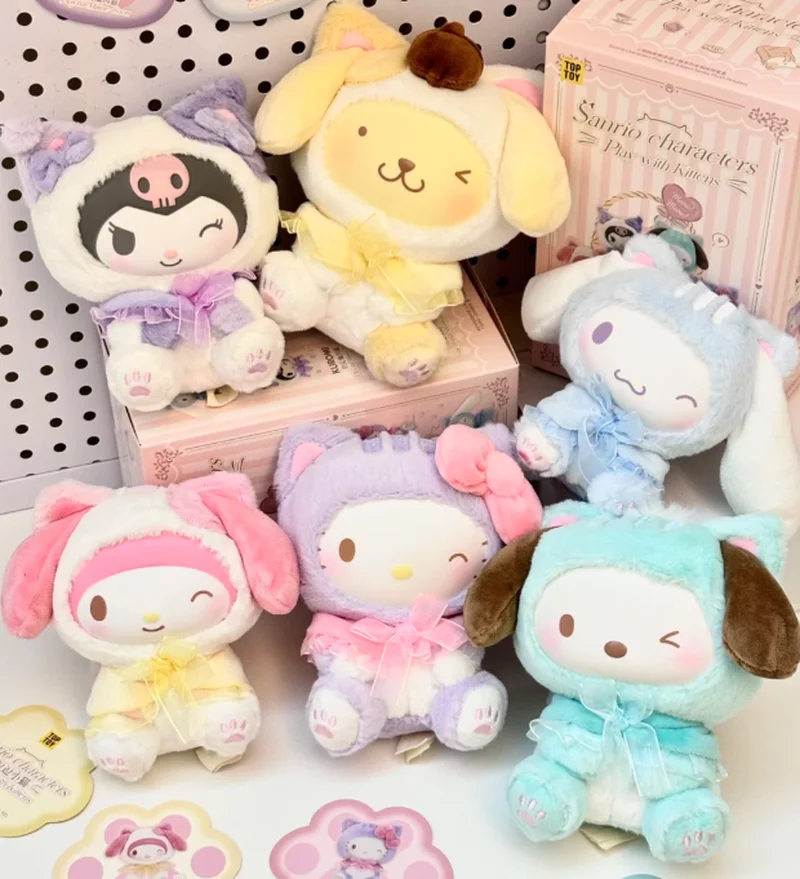 أصيلة الأسرة تليتبيز القط صندوق أعمى المينا لعبة دمية تحصيل تمثال العصرية شنقا هدية مزخرفة #3