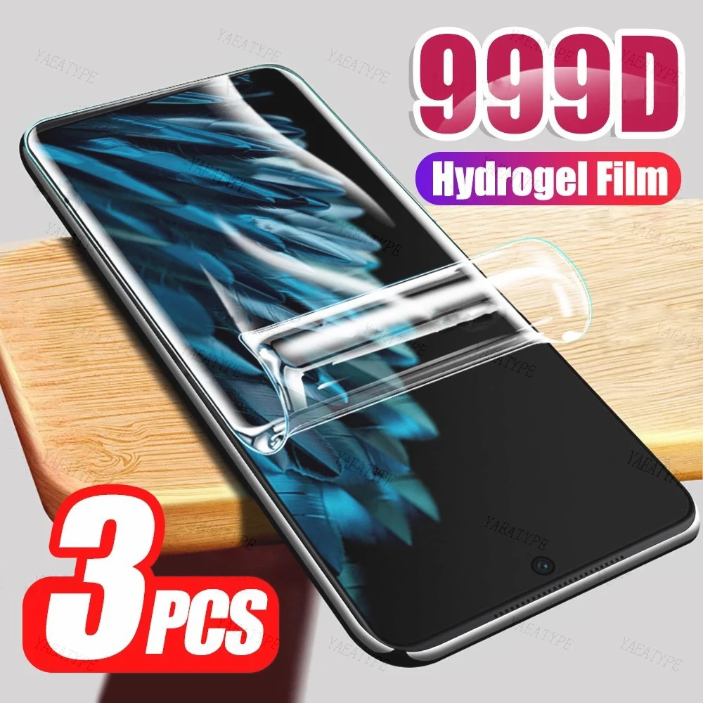 3Pcs Hydrogel Film For Nokia X5 6 6.1 6.2 7 7.1 7.2 8.1 X7 4.2 2.3 5.4 3.4 5.3 8.3 2.3 1.3 3 3.1 3.2 5 5.1 Screen Protector