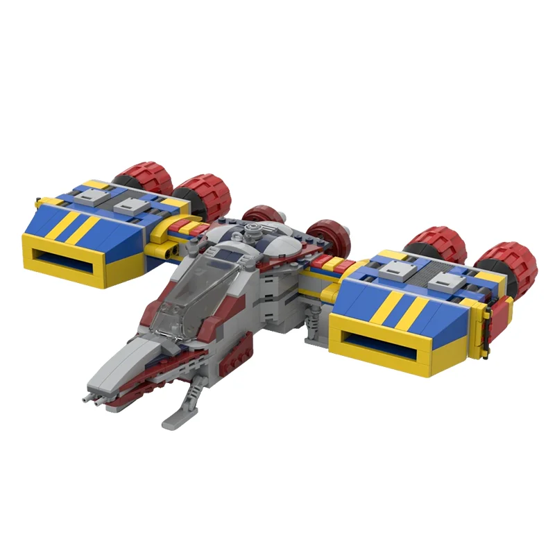 

226pcs MOC Modular Manta Mk IV Flat Twin Turbojet Engines Star Battle Model Building Blocks Christmas Gifts Construction Toys