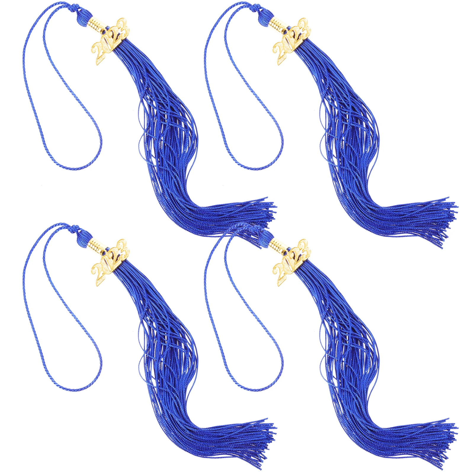 

4pcs 40Cm Doctor Bachelor Hat Tassel Graduation Accessories Pendant Tassel Hanging Ear Clothing Durable Polyester Smooth Sturdy