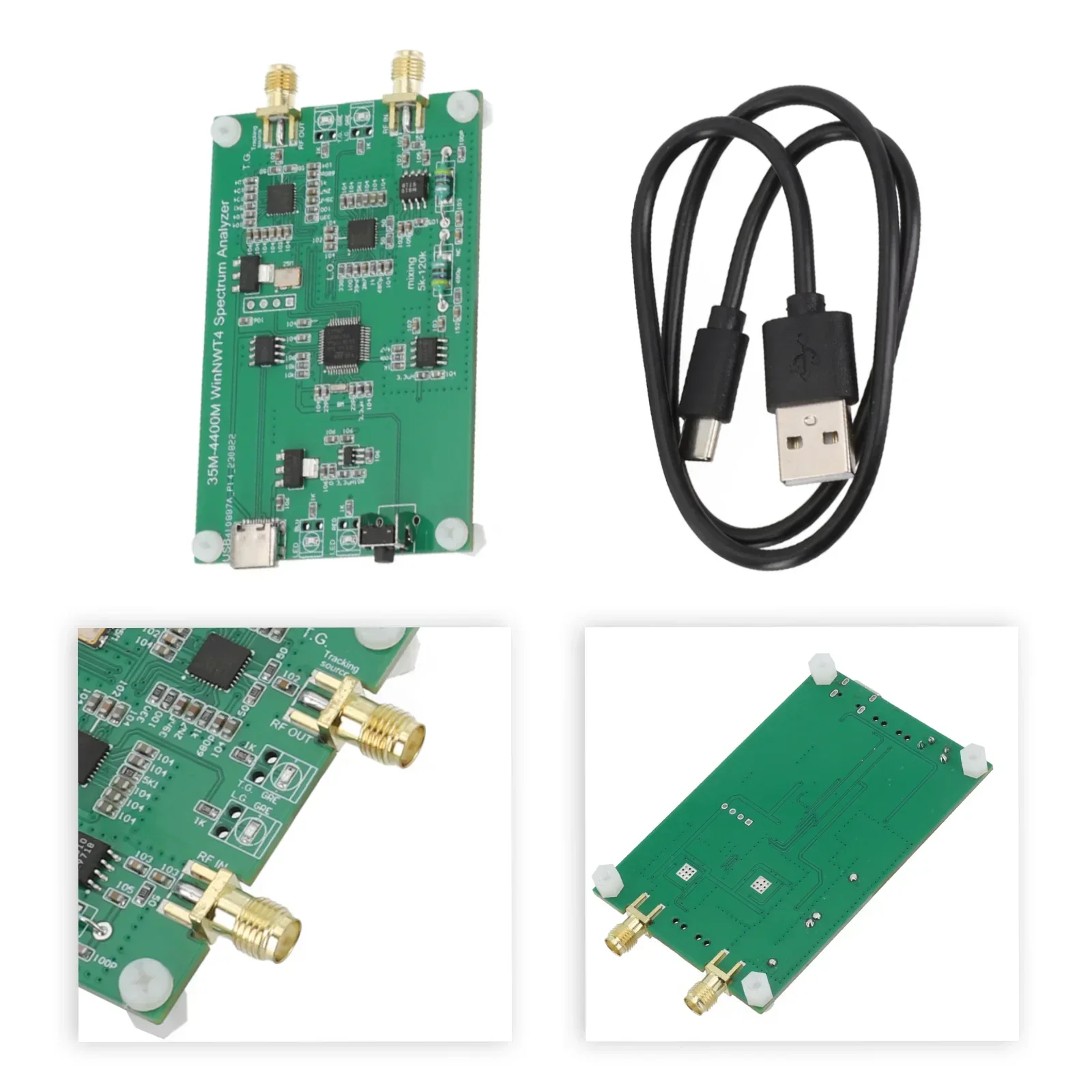 1 set LTDZ_35M-4400M Modulo analizzatore di spettro USB Sorgente di segnale di spettro Forniture per apparecchiature elettriche Strumenti Accessori