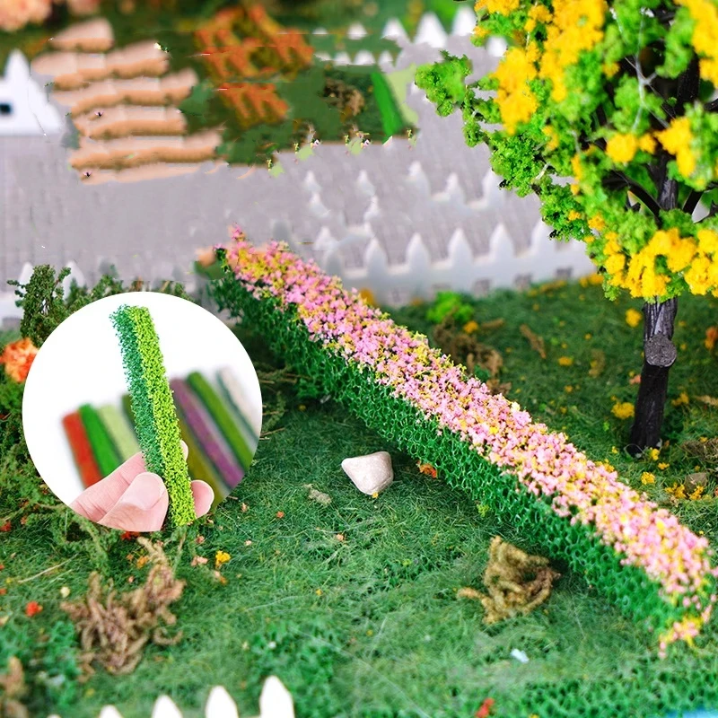Paisage Miniature touffes d'herbe statiques 5 pièces adhésif troupeau haches d'arbustes pour modèle ferroviaire paysage Wargaming Diorama architectural