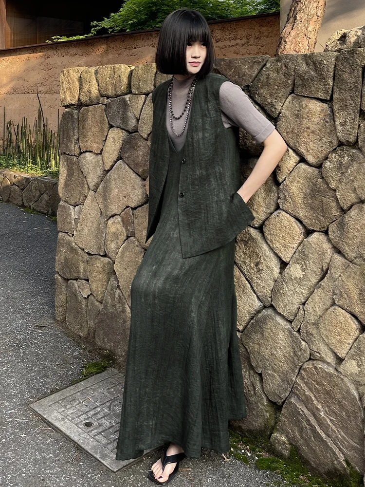 

Faionable High Waist Women's Set with Jumpsuit Knitwear Long Pants And Skirt Casual Sle Tee-Piece Suit V-Ne ort Sve