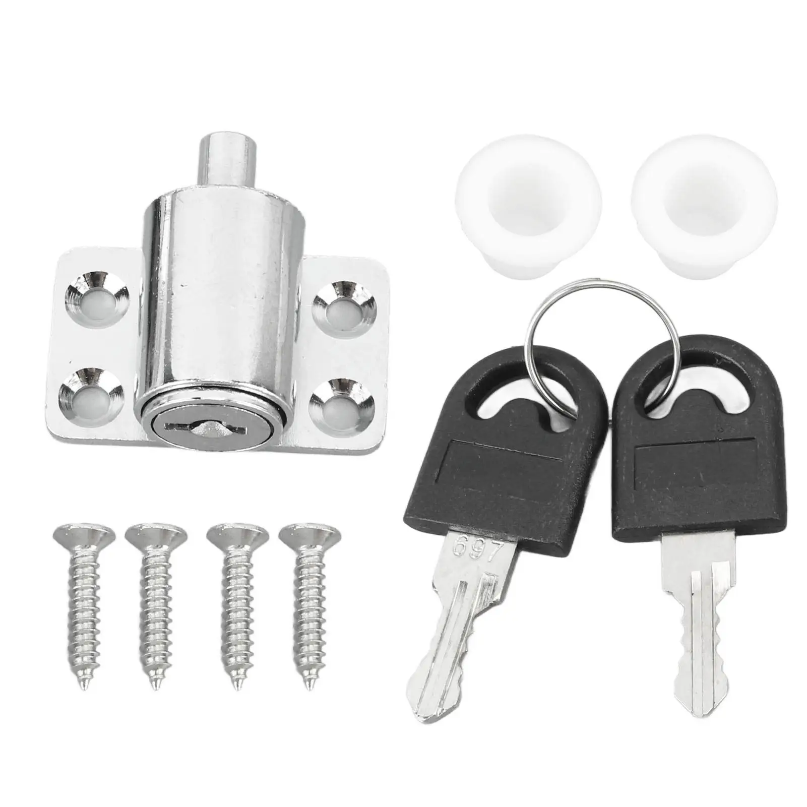 

Zinc Alloy Sliding Window Lock with Keys - Secure Glass Doors & Windows for child - Limit Lock for Home Security