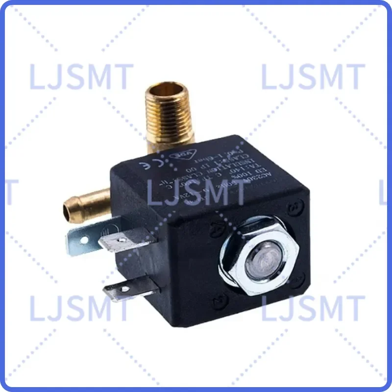2pcs For JIAYIN JYZ-4P Normally Closed 3mm N/C 2/2 Way AC 230V G1/8 Brass Steam Air Generator Water Solenoid Valve Coffee