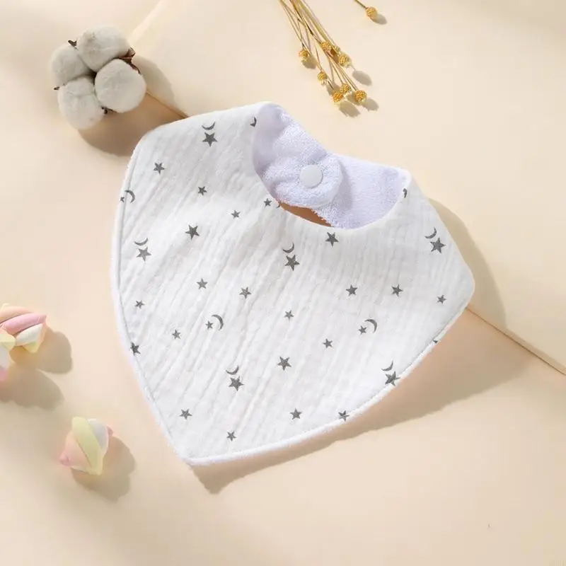 Stylish & Practical Bibs & Functional Baby Bibs Cotton Newborn Bibs Protect Clothes from Spit ups & Drools Gift