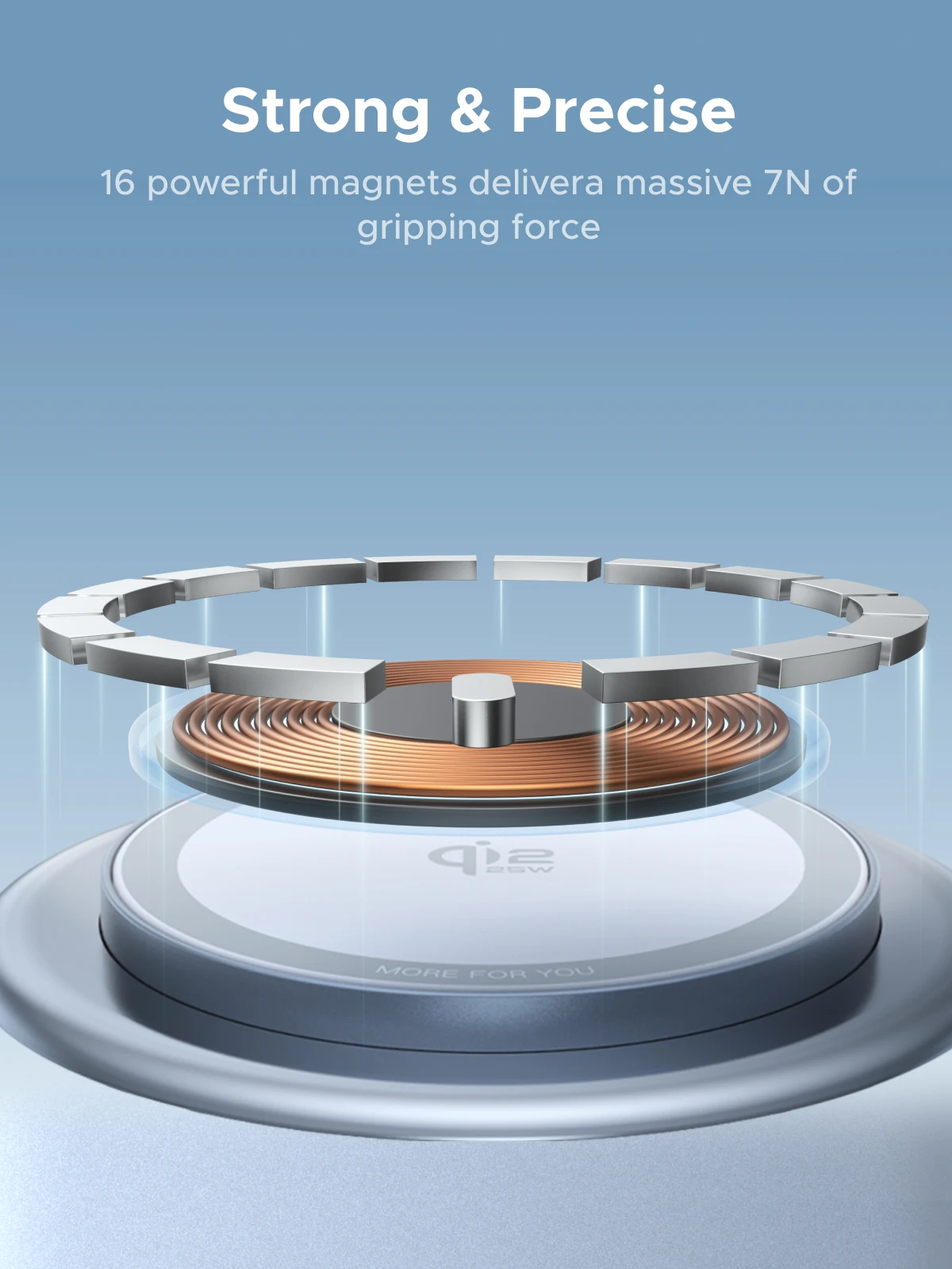 UGREEN Magflow 25W Qi2 Wireless Charger for iPhone 17/16 Pro Max