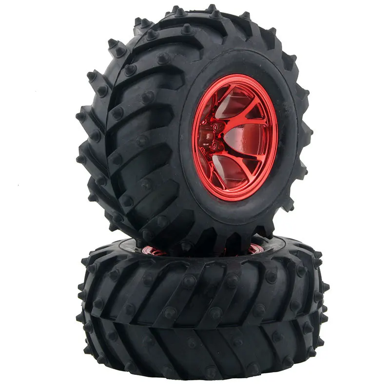 Austarhobby 1:10 Monster Truck Tires, 2 PCS, for HSP HPI TRAXXAS, Monster Off‑Road Crawler Tires, Toy Car Accessories