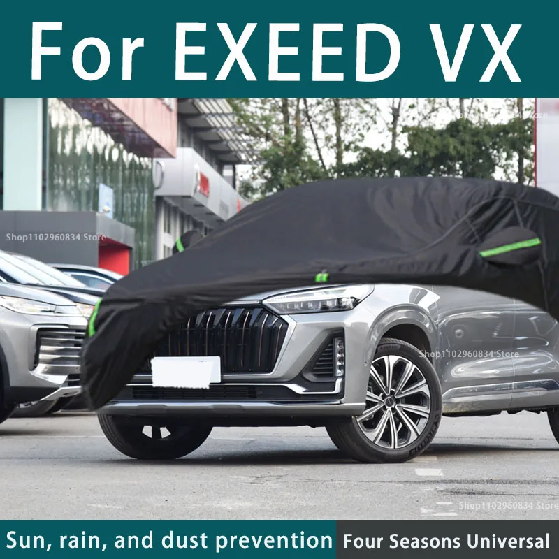 

For Exeed VX 210T Full Car Covers Outdoor Uv Sun Protection Dust Rain Snow Protective Car Cover Auto Black Cover