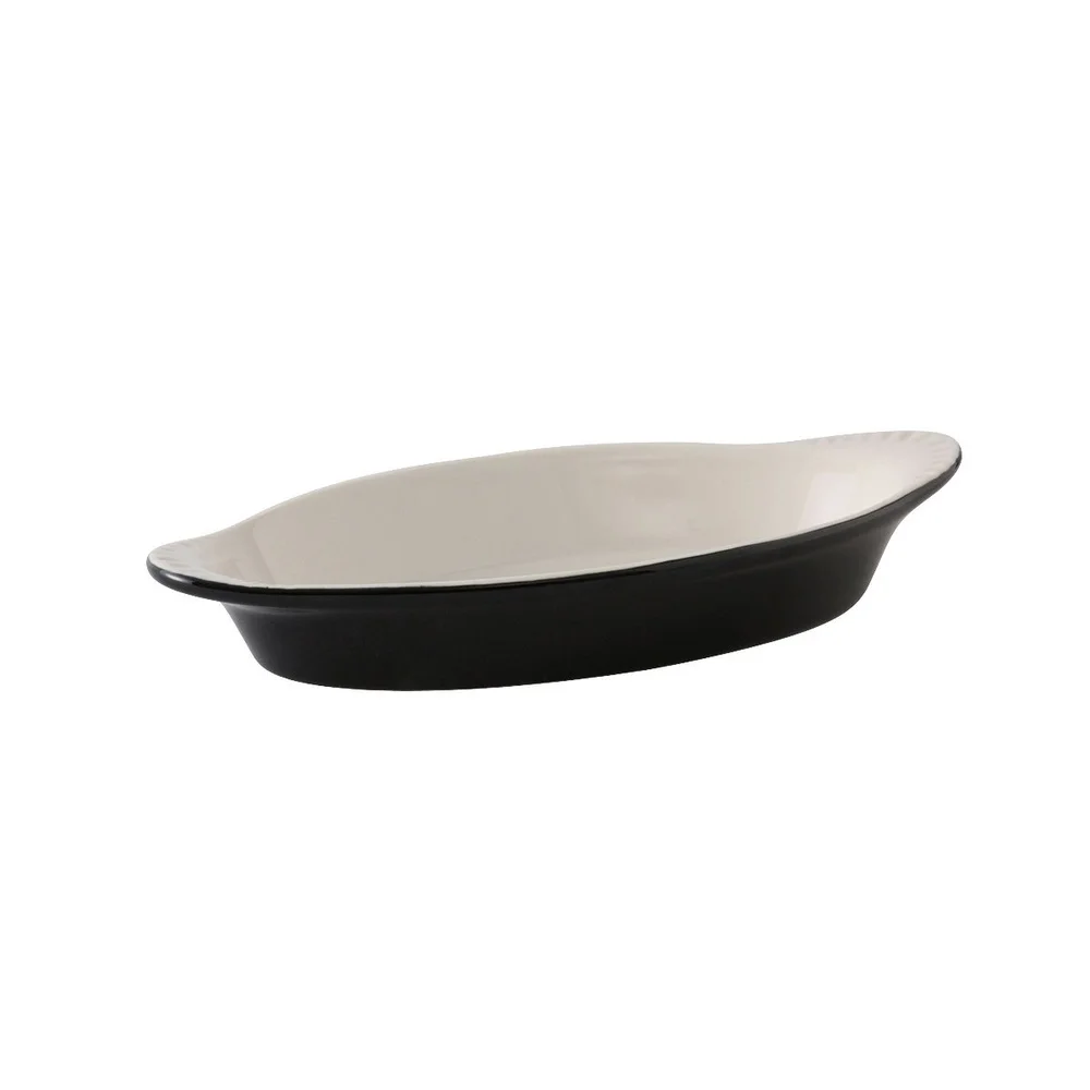 

Vitrified Ceramic Oval Dish Microwave Dishwasher Safe Durable High Volume Serving Casseroles Welsh Rarebit Kitchen Essential