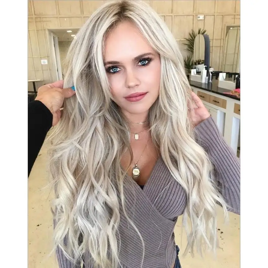 

Длинный женский парик Qui ip, трансграничное волокно, матовая шелковая завивка, волокно для окрашивания волос, полиэстер, термостойкий