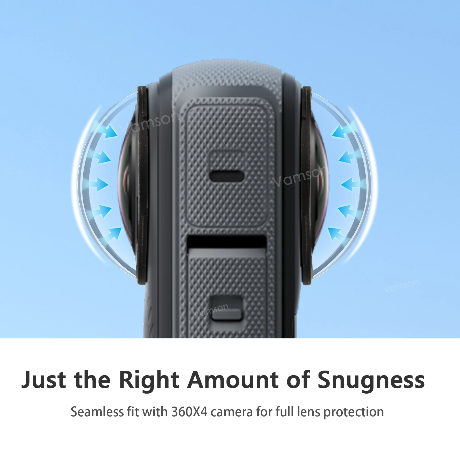 Vamson Lens Guards Cap for Insta360 X4 Anti-Scratch High Quality Lens Protection Cover for Insta360 X4 Action Camera Accessories
