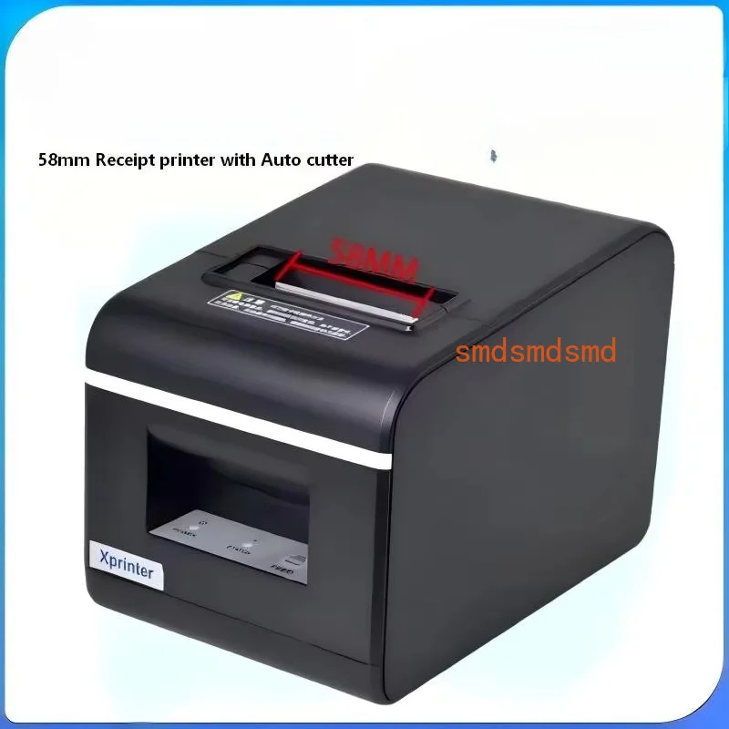 Xprinter 58mm Thermal Printer XP-Q90EC Direct Thermal Line HD Printing Print Width 48mm 120mm/s 203 DPI Automatic Paper Cutting