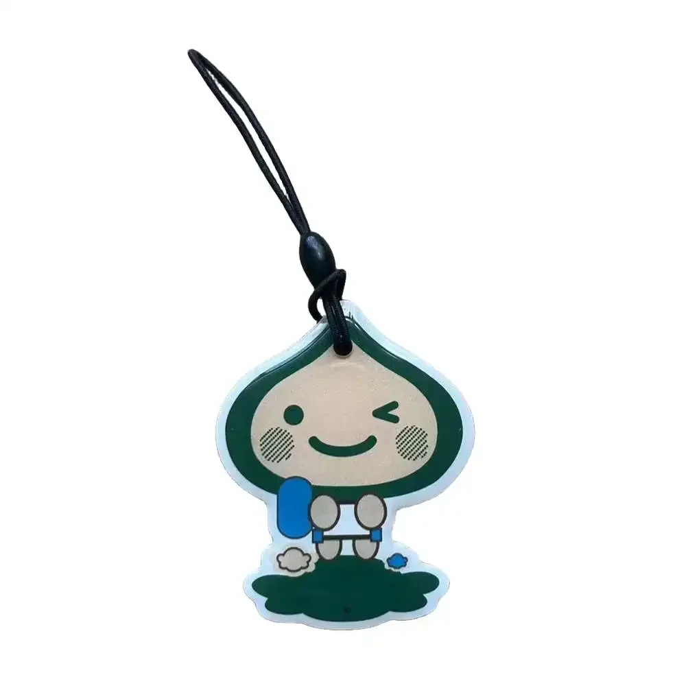 EM4305 T5577 الموجودة في قاعدة المفتاح رمز العلامة 125 كيلو هرتز إعادة الكتابة تتفاعل رقاقة فارغة الكرتون للكتابة شارة مفاتيح فوب لبطاقة التحكم في الوصول #4