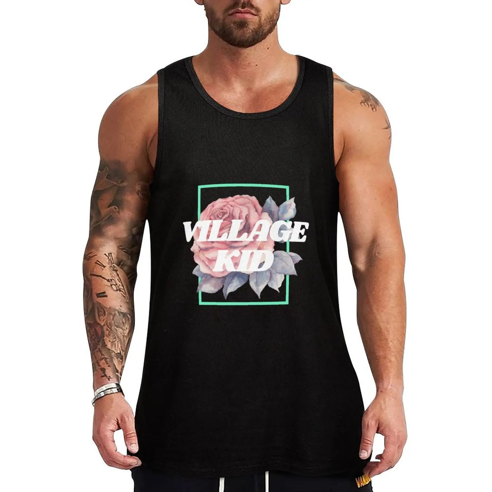 Village Kid Tank Top Performance Tank Top Moisture Wicking Workout Shirt