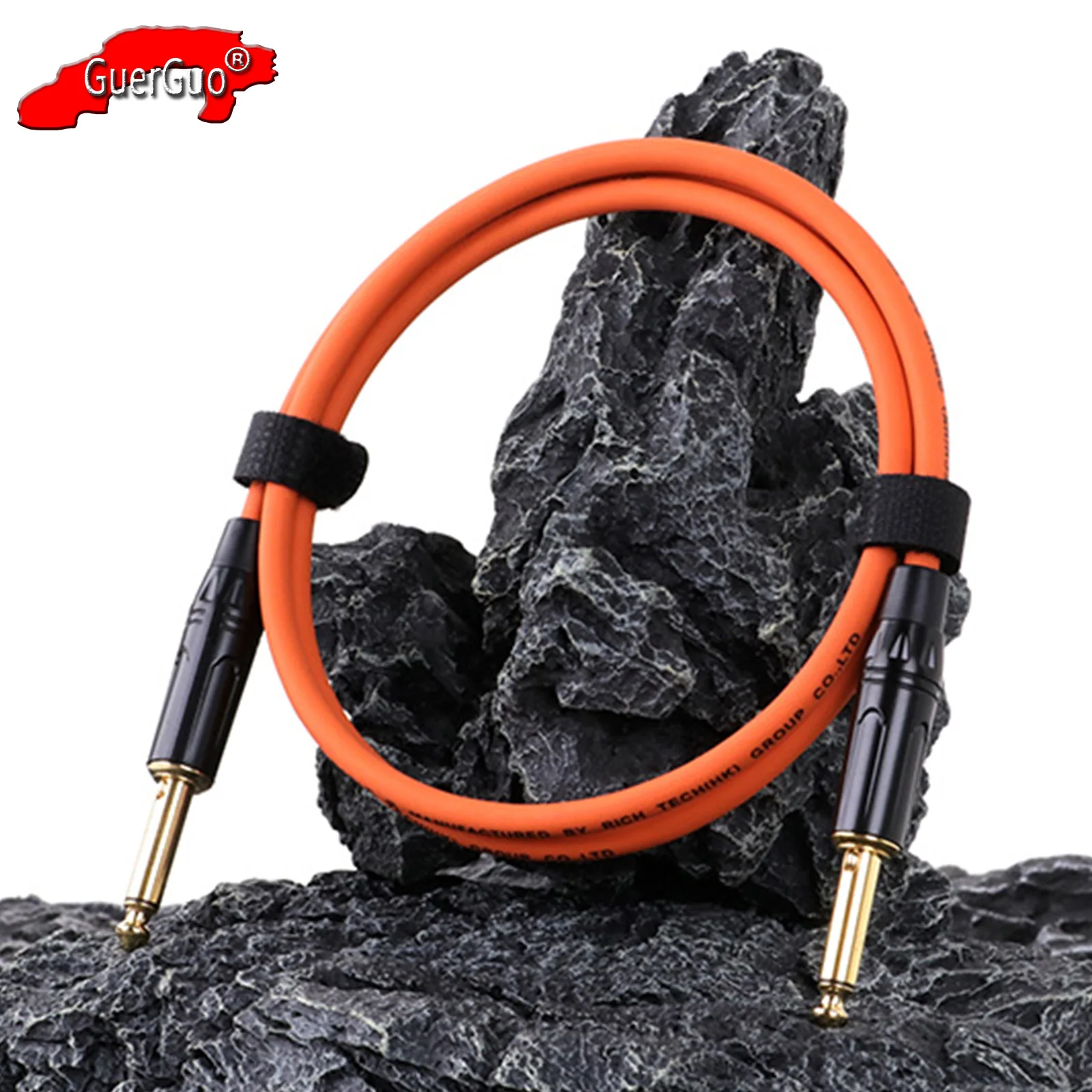 

Electric Guitar Cable,Straight 6.35 Mono Mute 1/4 Inch TS Jack Audio Guitar Cord for Bass Speaker Electric Piano Sound Mixer Amp