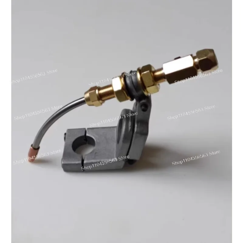 Wire Feed Liner Assembly with Copper Nozzle 1.6mm, Mounting Bracket & Copper Collet for Laser/TIG Welding, Feeder Tube Accessory
