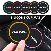 2pcs Car Coaster Water Cup Non-Slip Silica Gel Pad Holder Mat For Haval F7 H6 H1 H2 H3 H4 H5 H7 H8 H9 M4 M6 F5 F9 F7X F7H H2S