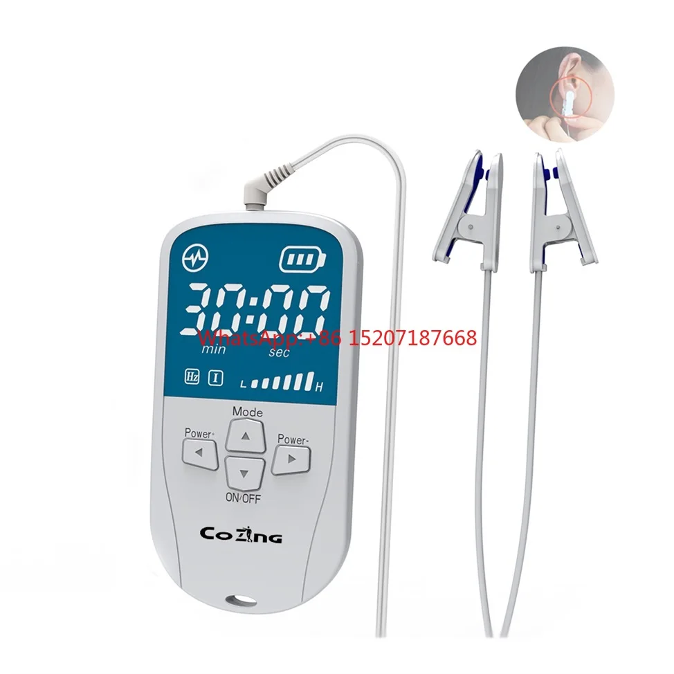 

Physiotherapy Equipment Ear Electrode Micro Current Stimulant Equipment tDCS & rTMS Vagus Cranial Nerve Stimulator