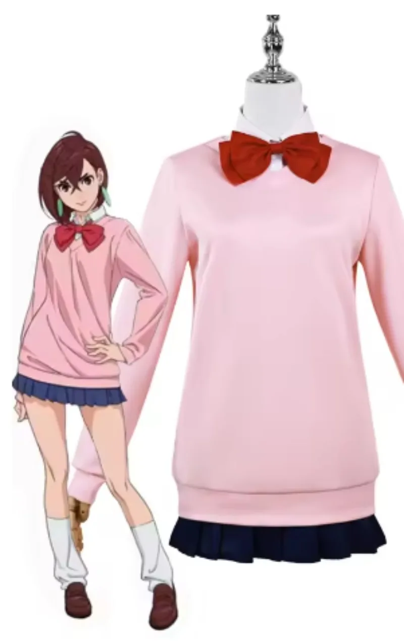

New Anime DAN DA DAN Ayase Momo Full Set Shirt Skirt Vest for Women Halloween Party Cosplay Costume Performance Uniform