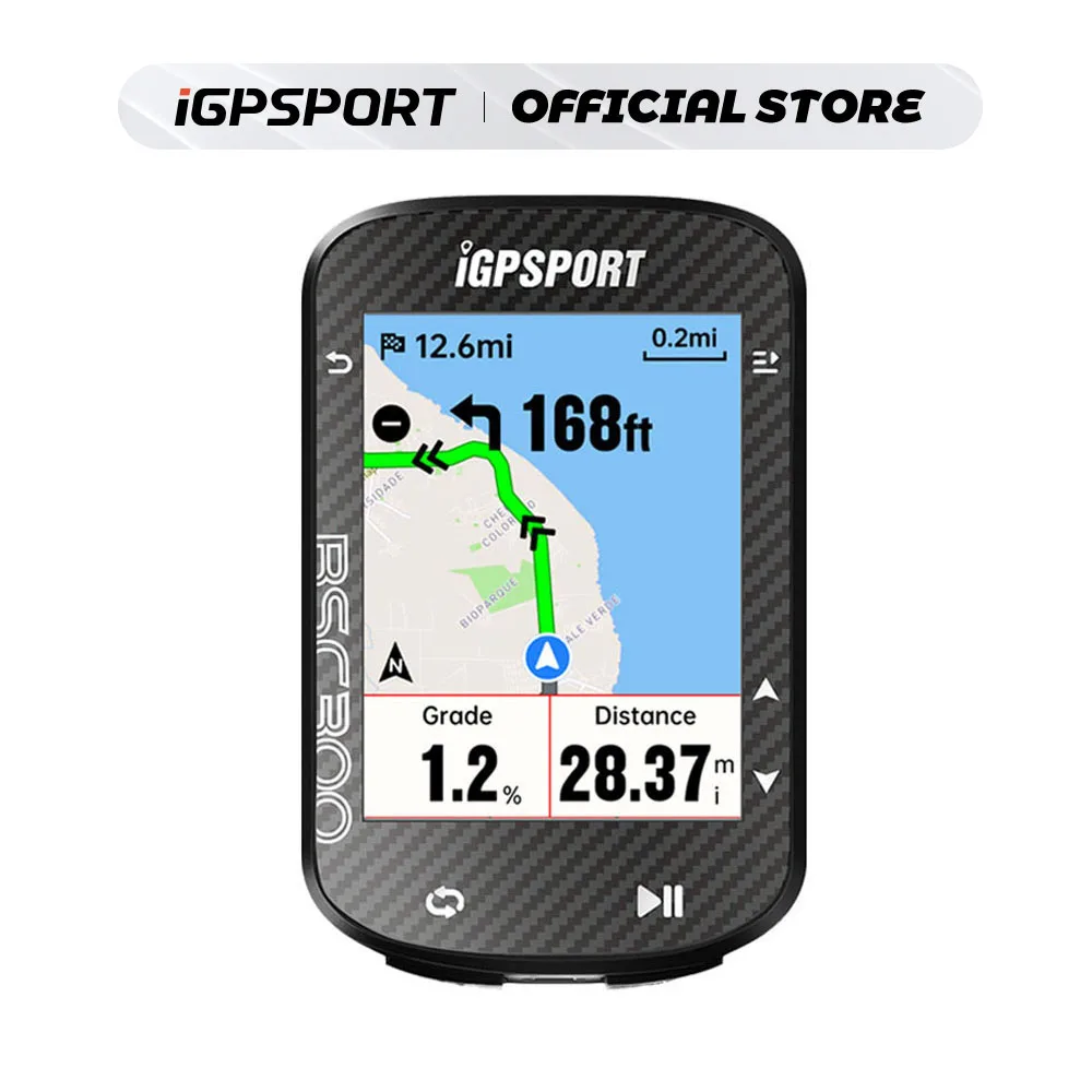 iGPSPORT BSC300 GPS Bike Computer Cycling Wireless Color Screen Map Navigation Support Indoor Training Bicycle Accessory