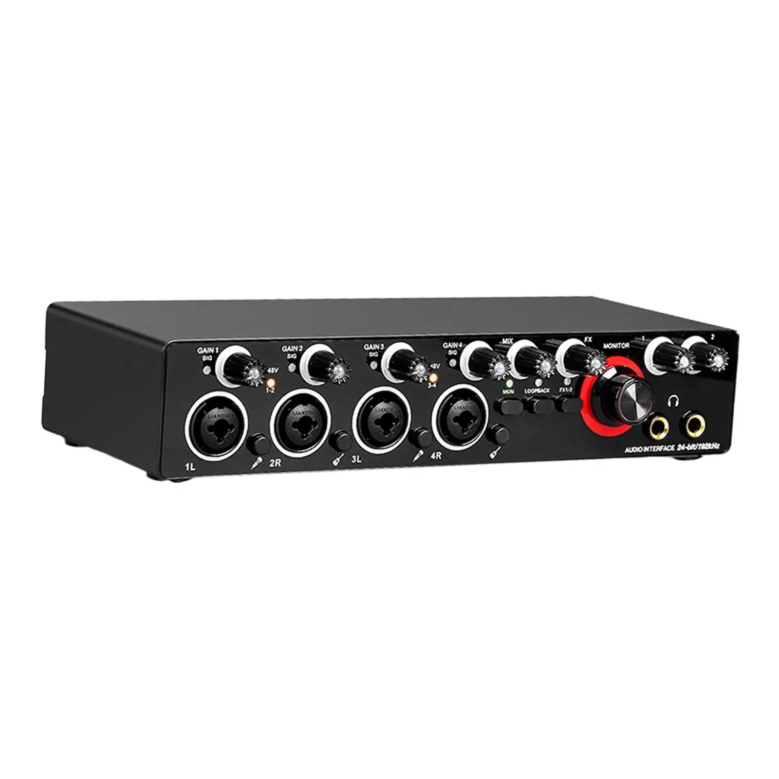 External Sound Card USB Audio Interface for Audio PC Laptop Recording Gaming