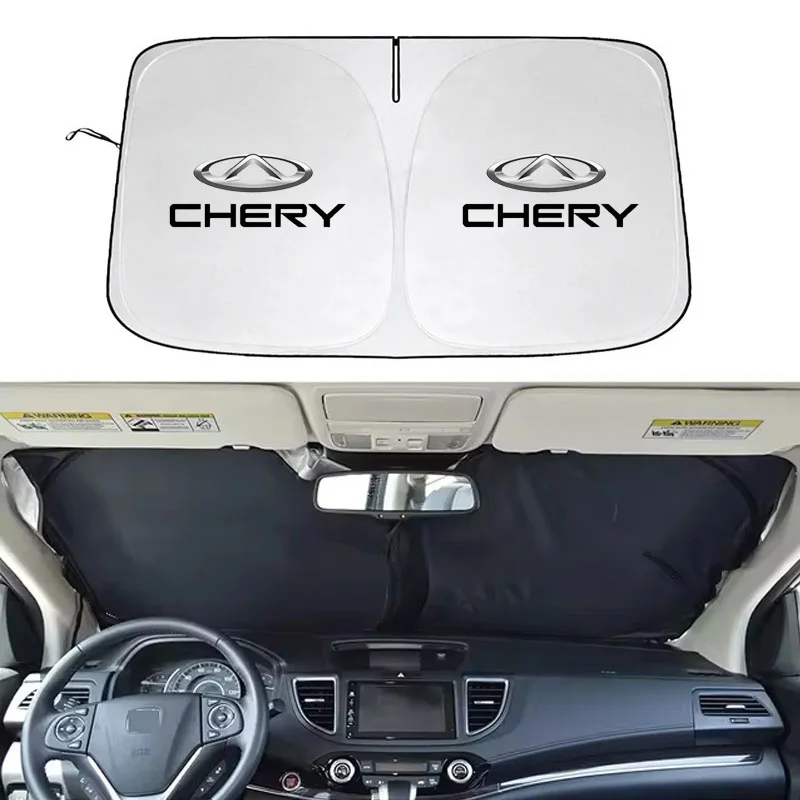 Car Windshield Sunshade Umbrella Summer Sun Protection Sunshade for Chery QQ Tiggo 2 3 4 7 8 Pro T11 Arrizo 3 A13 IQ Fulwin