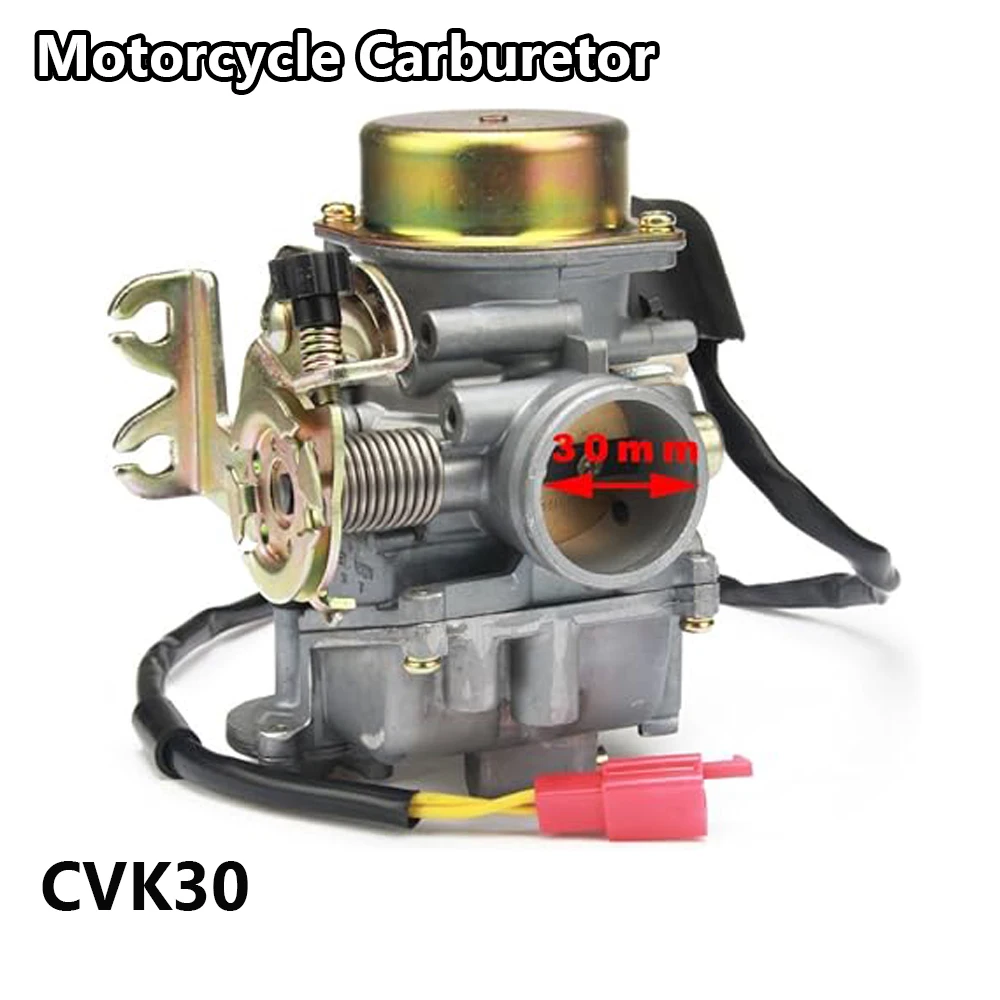 CVK30 30MM Motorcycle Carburetor For Scooter ATV UTV GY6 150CC 200CC 250CC Street Bicycle Scooter Off Road Motorcycle