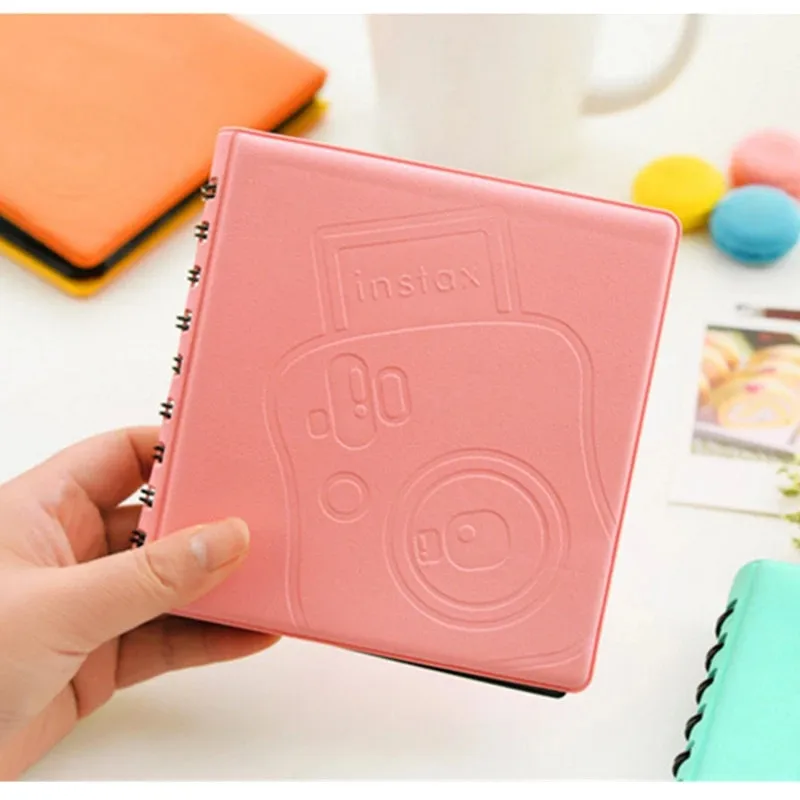 ألبوم صور مع 68 صفحة إدراج ، لفائف لون ماكرون ، ورقة 3 بوصة ، فيلم Fujifilm Instax ، 7s ، 8 ، 25 ، 50s ، 70 ، 90