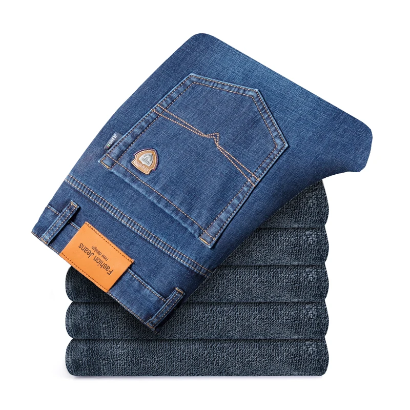 

Зимние новые модные однотонные бархатные утолщенные теплые прямые джинсы для мужчин, повседневные свободные спортивные брюки высокого качества