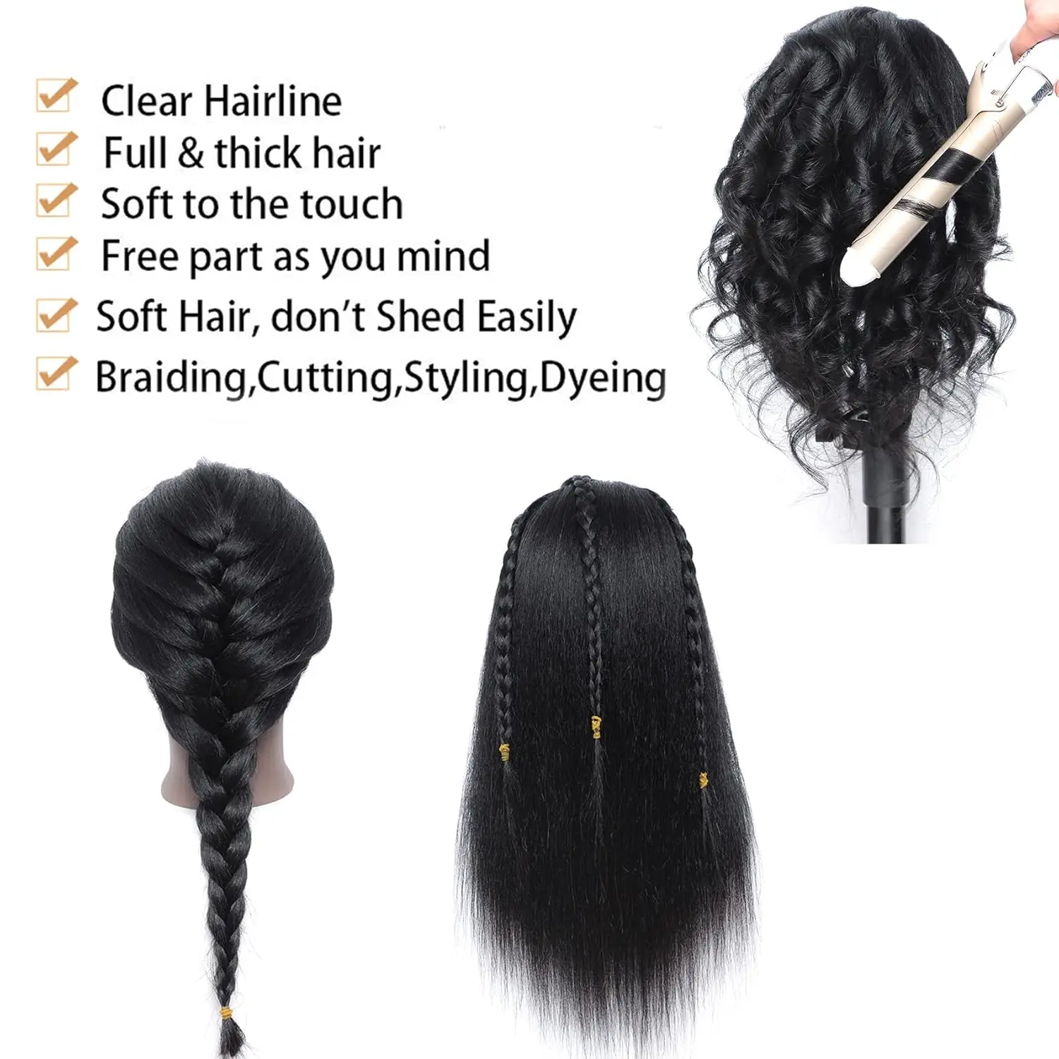 Thumbnail 3 - #29 Best Mannequin Hair Styling Heads to Buy In 2026