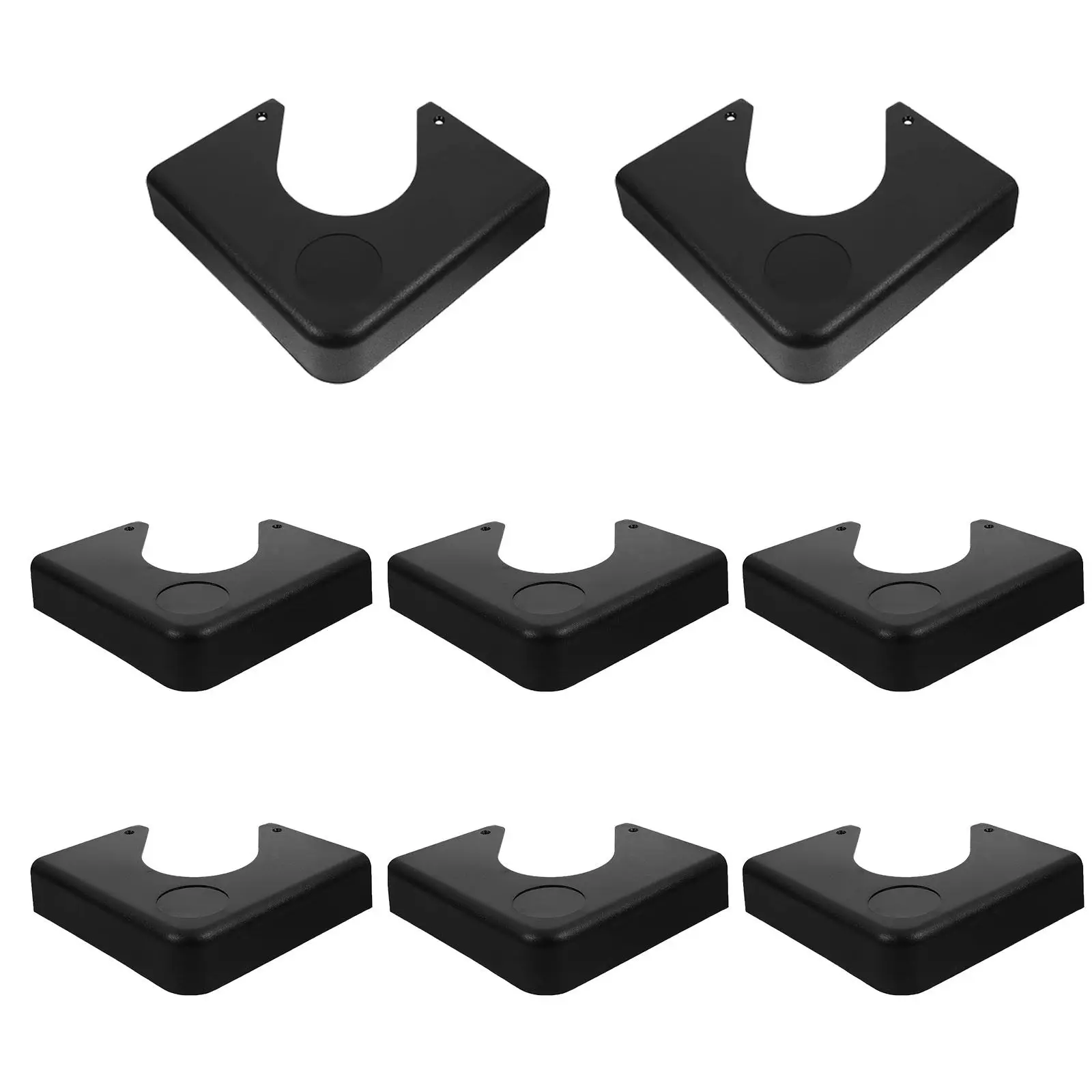 

8 шт. хромированных защитных уголков для бильярдного стола, устойчивых к ржавчине, для усиления края стола для пула и снукера