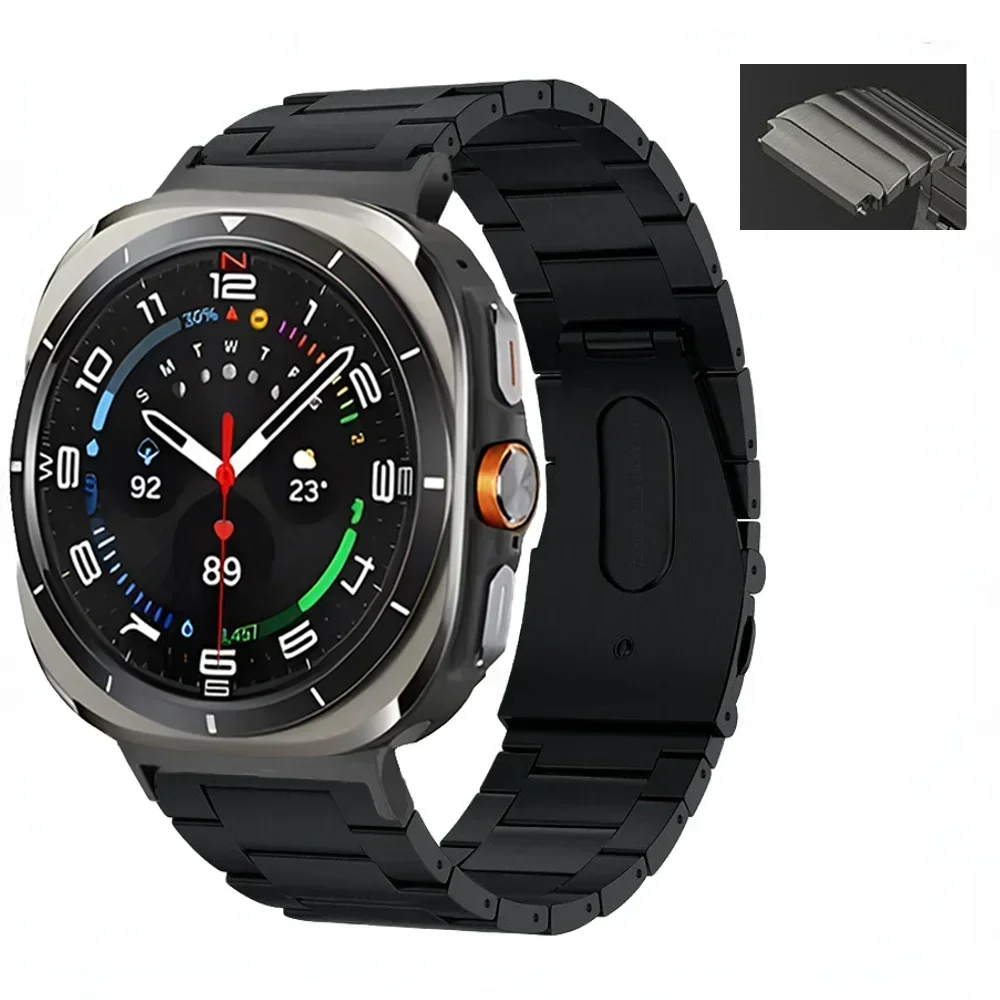 

Titanium Metal Strap for Samsung Galaxy Watch Ultra 47mm Stainless Steel Bracelet Belt Samsung Galaxy Watch Ultra 47mm Wristband