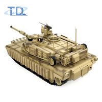 1/16 Tongde RC Tank RC Infrared Battle Tank M1A2 SEP V2 Abrams Electric TOUCAN Remote Control Military Tanks Toys Model Gift
