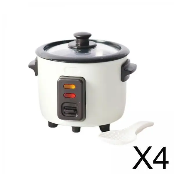 

Tiny Plastic Rice Cooker Miniature Kitchen Appliance Dollhouse Furniture 1 12 Scale Decoration for Children Pretend Play