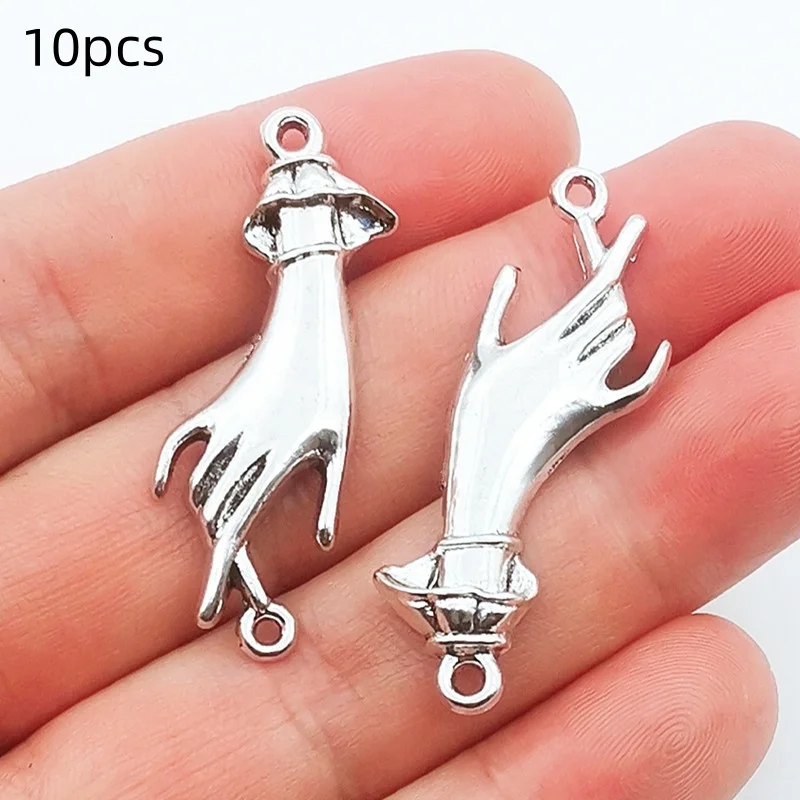Palm Hand Connector Charms For Jewelry Making Hand Connector Charms