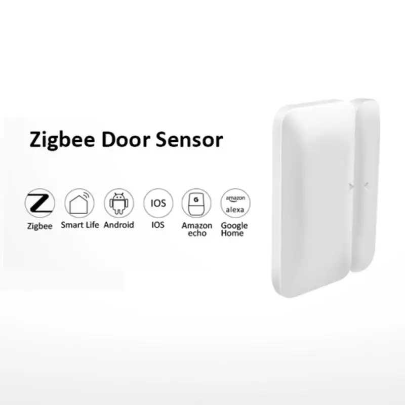 

Датчик двери Zigbee2MQTT, датчик для окон и дверей для умного дома, работает с помощником по дому, шлюз eWelink Zigbee3.0, датчик сигнализации для дверей и окон