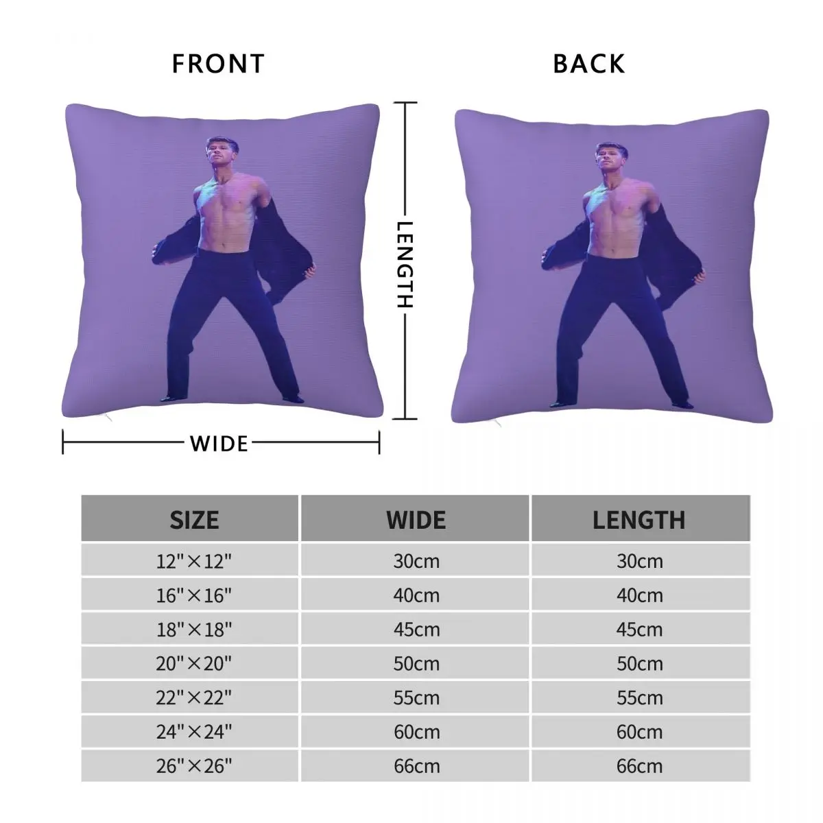 Robert Irwin Ripping His Shirt Off Dwts Square Pillowcase Polyester Linen Velvet Printed Zip Decorative Pillow Home Cover 45x45