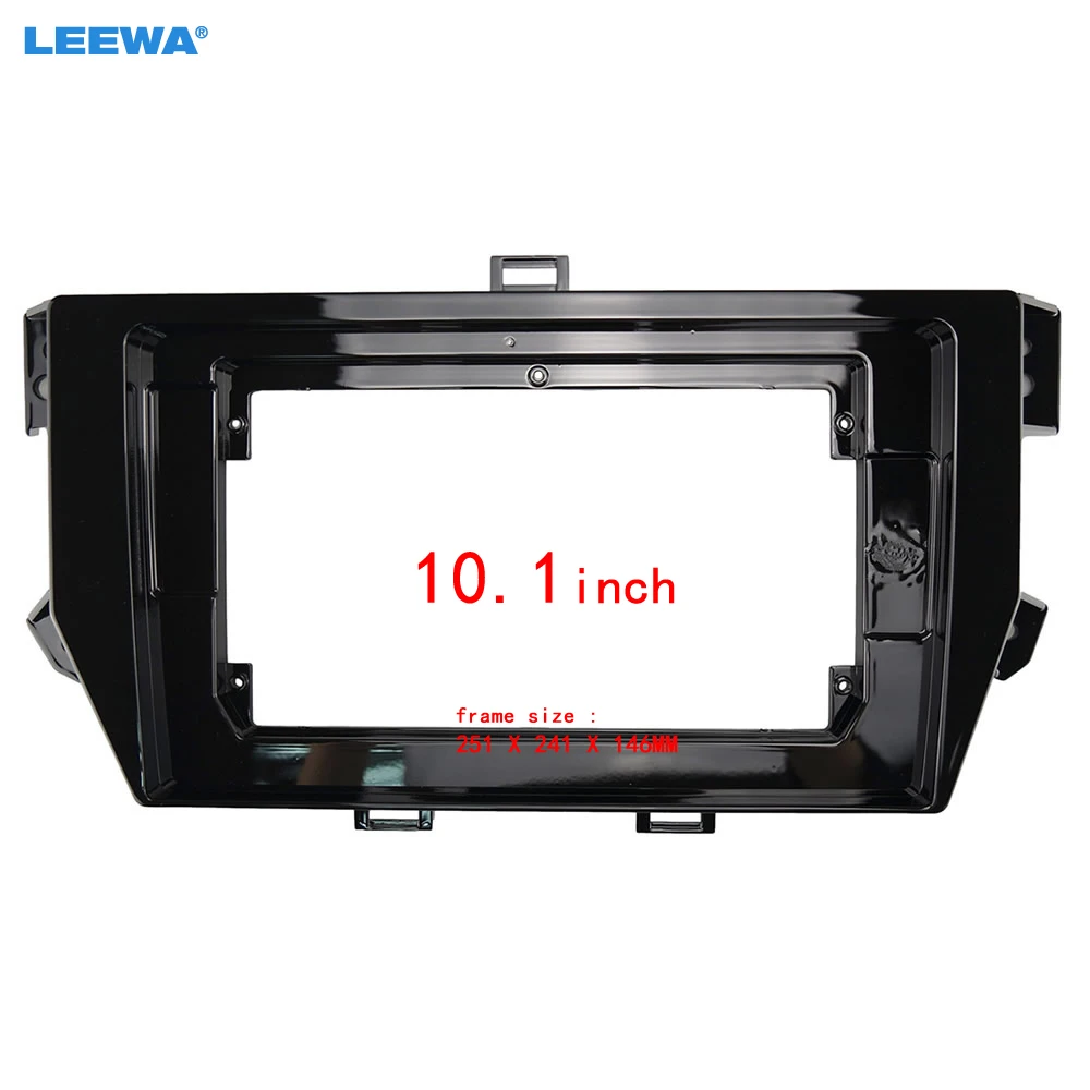 

LEEWA Car Audio 10,1-дюймовый головное устройство с большим экраном, панель приборной панели, комплект рамки, адаптер для Roewe RX8 2019, рама приборной панели радиоприемника # CA7870