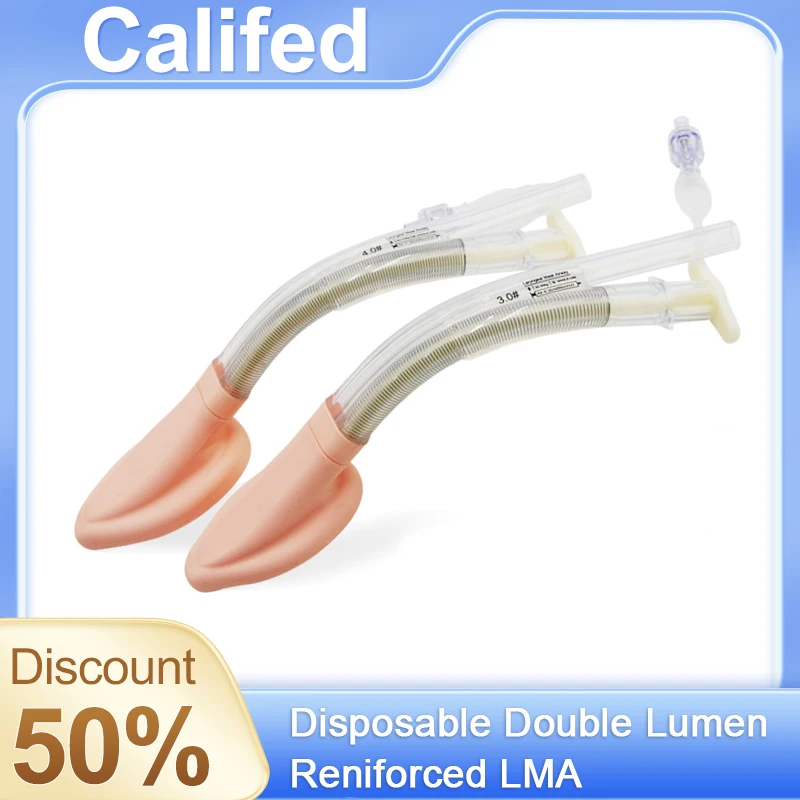 

Армированная ларингеальная маска штангенциркуляции, одноразовая силиконовая маска с двойным люменом, хирургические инструменты LMA ICU