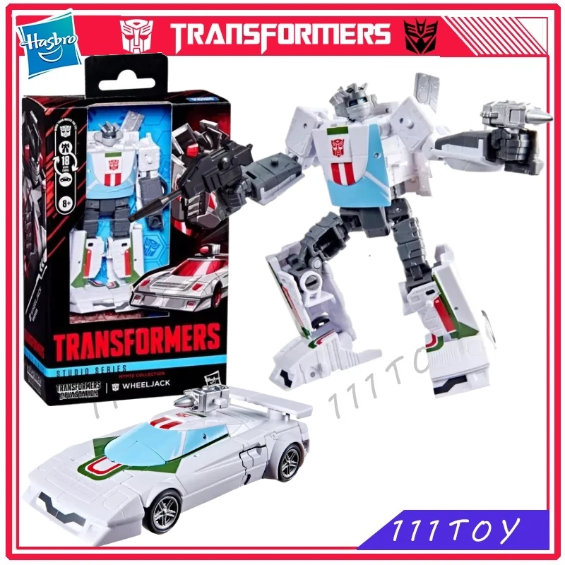 Hasbro Transformers Classic Toys Age Of The Primes, figurine d'action Wheeljack de classe Deluxe, jouet robot, cadeaux à collectionner, loisirs, en stock