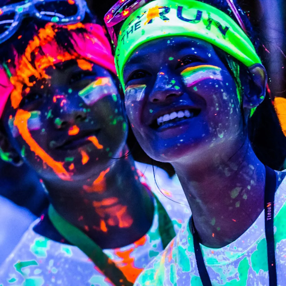 8 pezzi di polvere fluorescente per glitter per unghie, polvere luminosa per unghie per la decorazione del trucco notturno, polvere luminosa