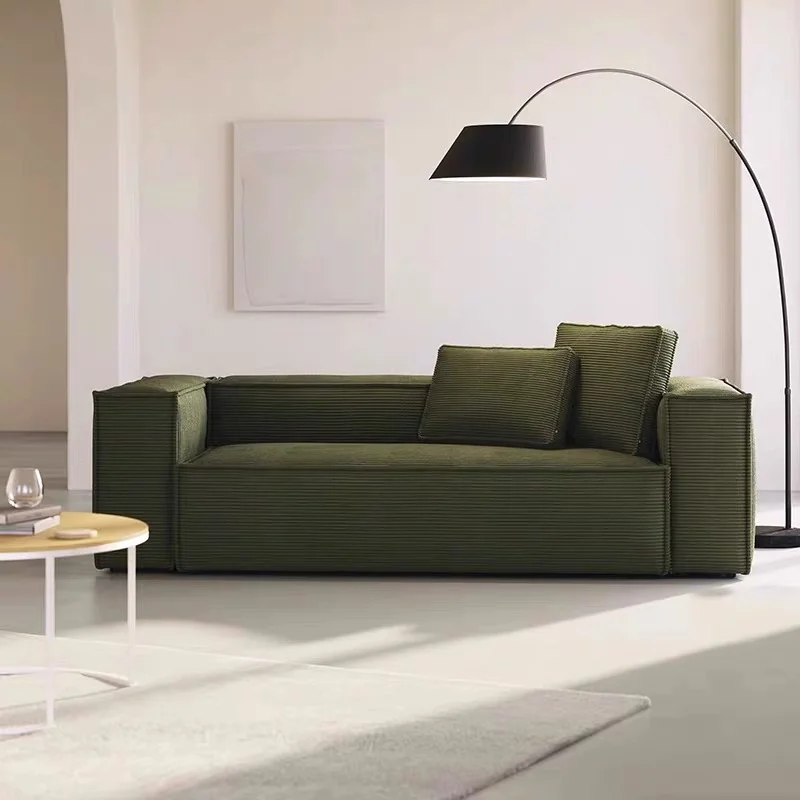 ⁂e Modern Luxury Vacuum-Compressed Sofa Set Tofu High-Density Foam Sofa Set