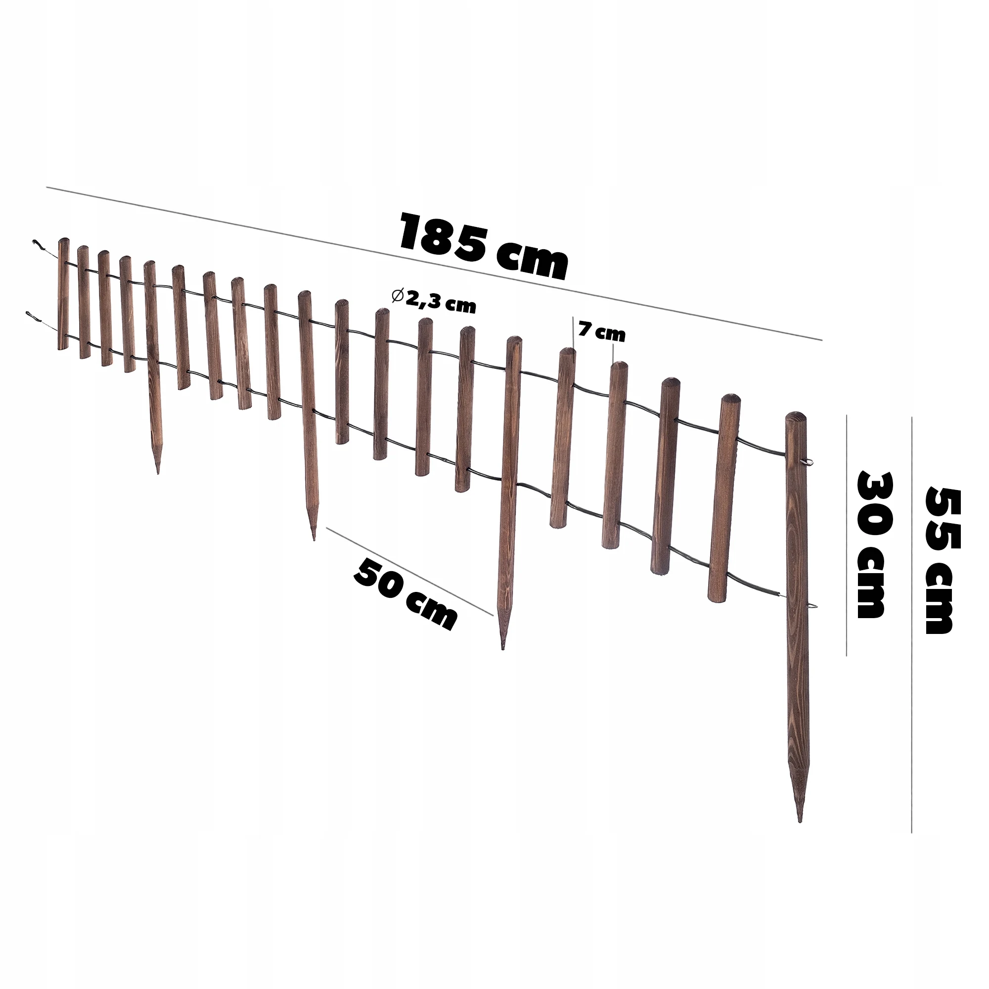 سياج خشبي رنين للحدائق من كاداكس ، عشب برونزي ، ، من من كاداكس #3