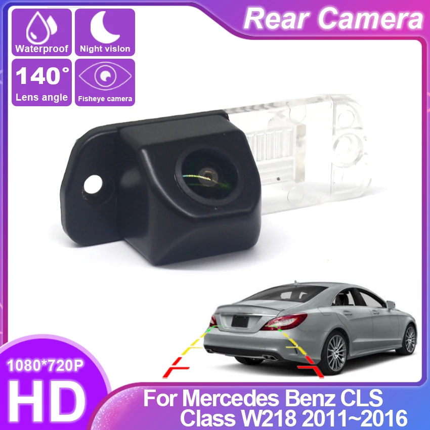

Автомобильная камера для Mercedes Benz CLS Class W218 2011 ~ 2014 2015 2016, Автомобильная камера заднего вида, Водонепроницаемая камера ночного видения HD CCD