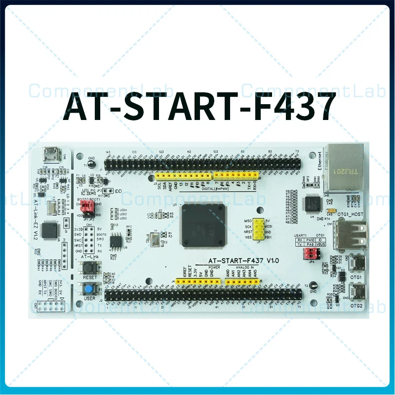 AT‑START‑F437 Development Tool AT32F437 Series Compatible Replacement for GigaDevice GD32 for STMicroelectronics STM32